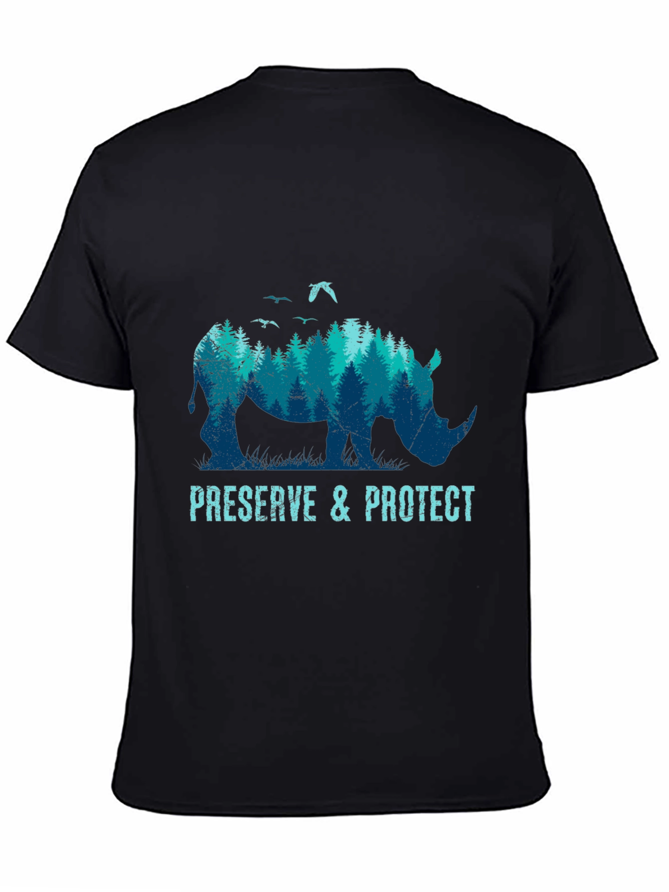 Preserve & Protect Rhino Graphic T-Shirt