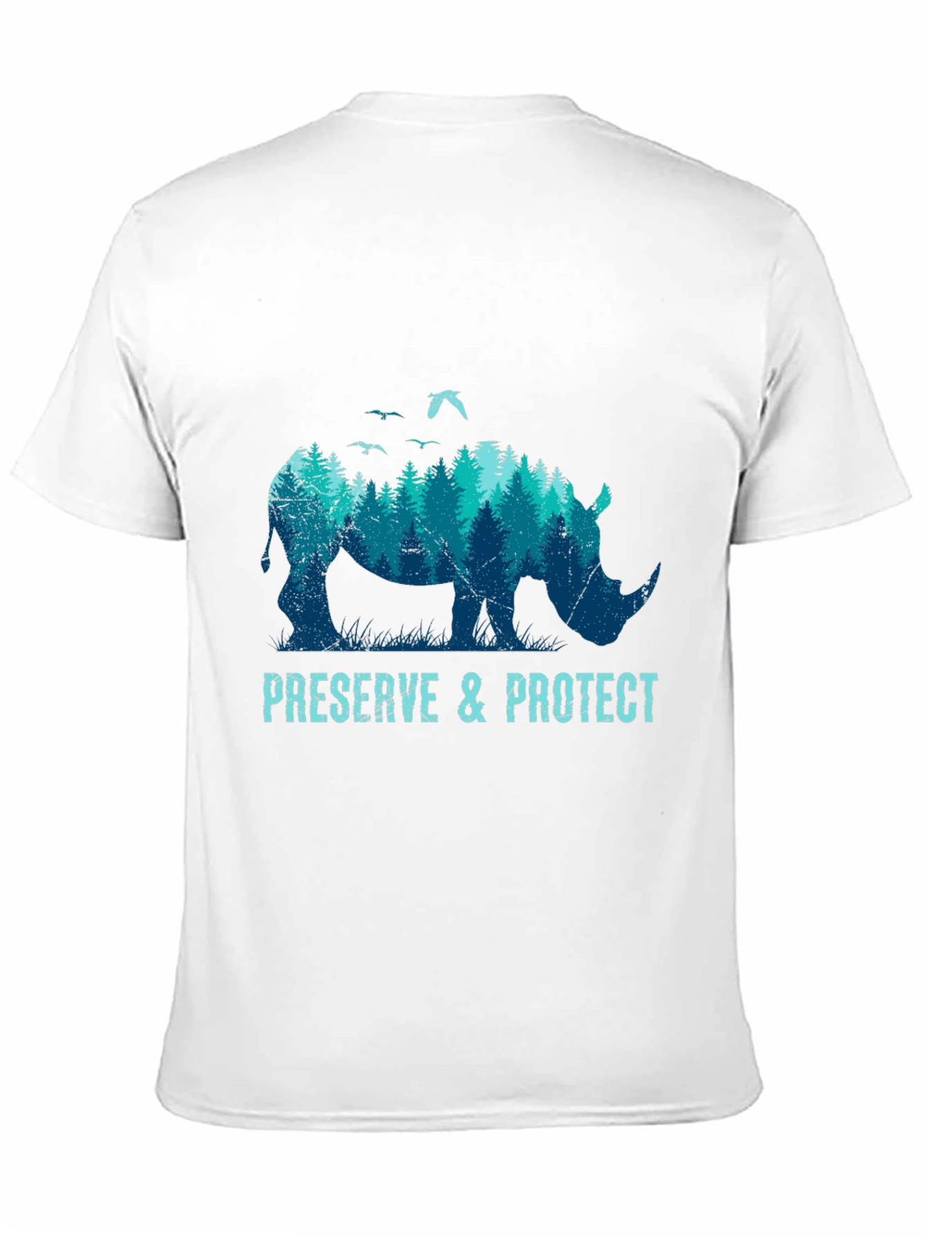 Preserve & Protect Rhino Graphic T-Shirt