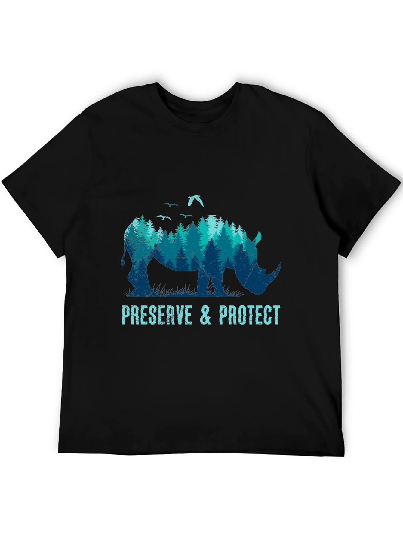 Preserve & Protect Rhino Graphic T-Shirt
