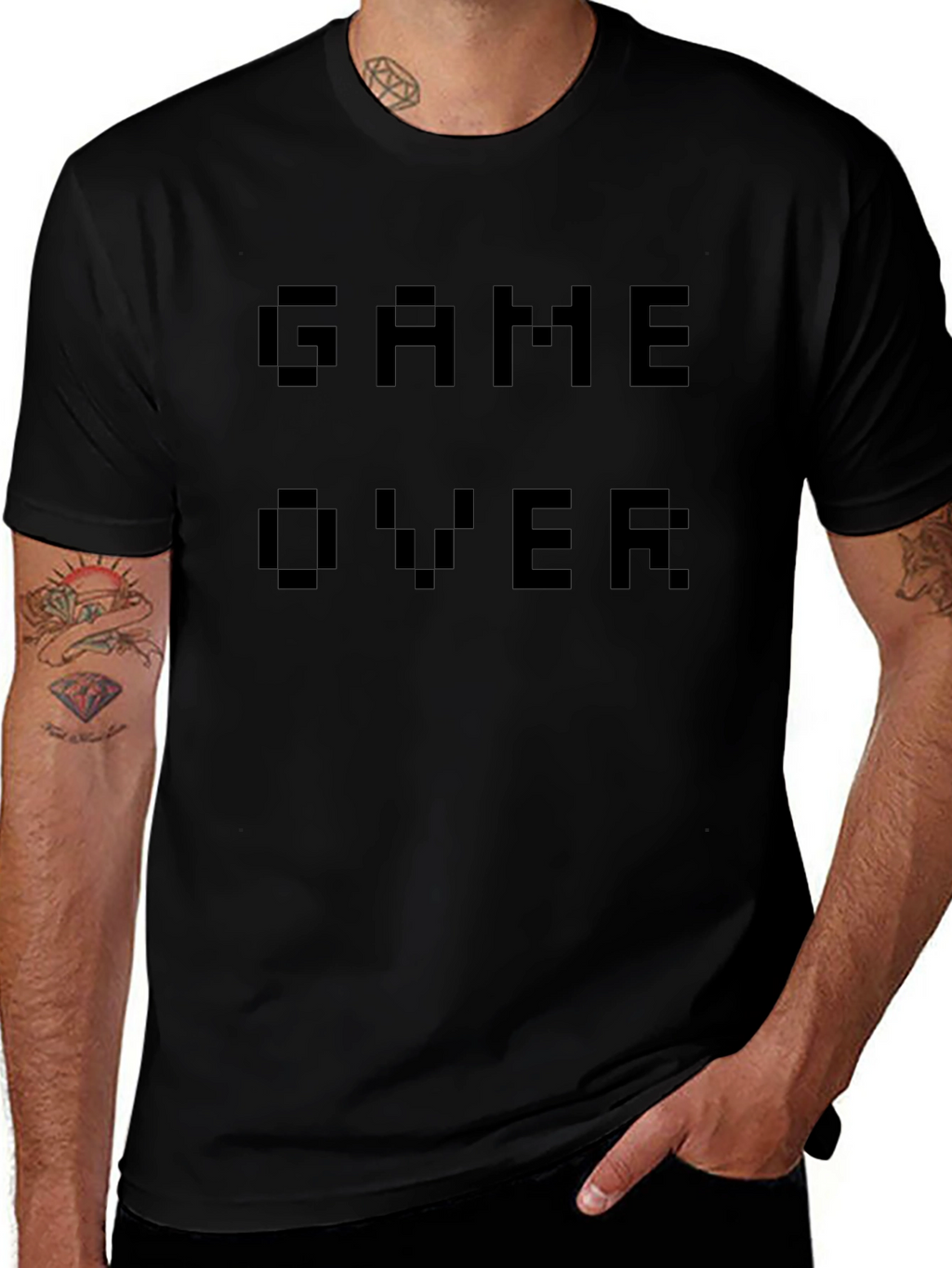 Retro Gamer T-Shirt - Game Over Design