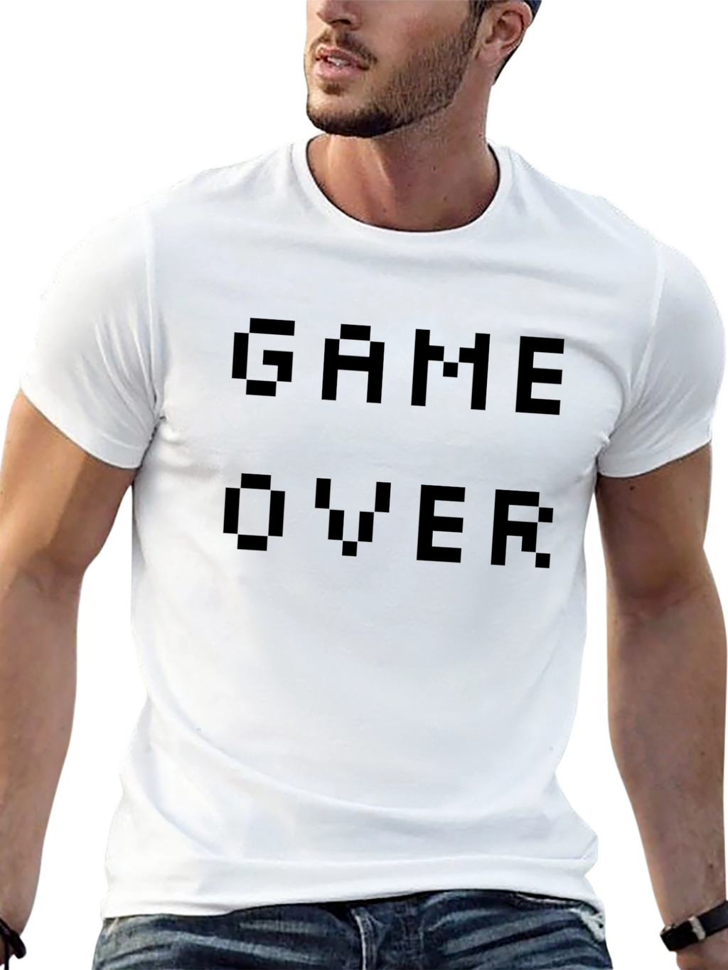 Retro Gamer T-Shirt - Game Over Design