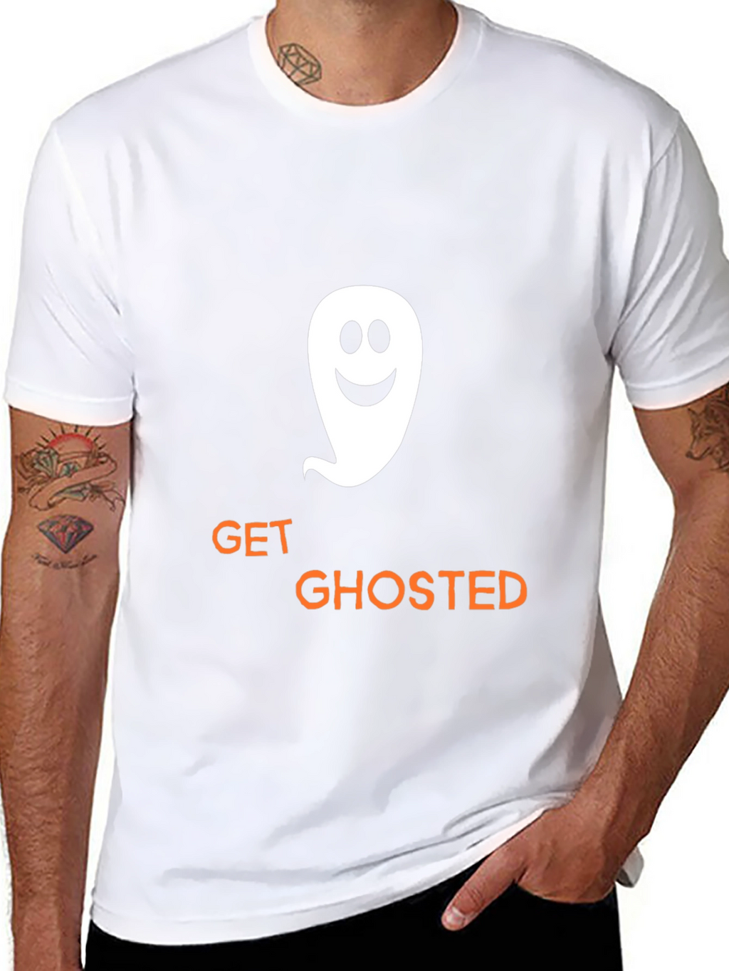 Get Ghosted Graphic Tee - Halloween Fun