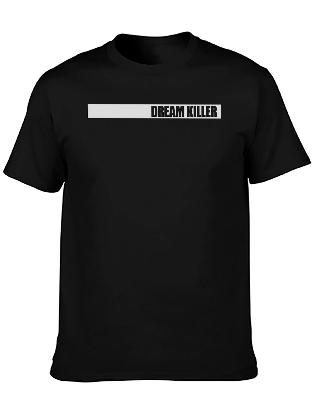Dream Killer Graphic Tee - Black Crew Neck T-Shirt