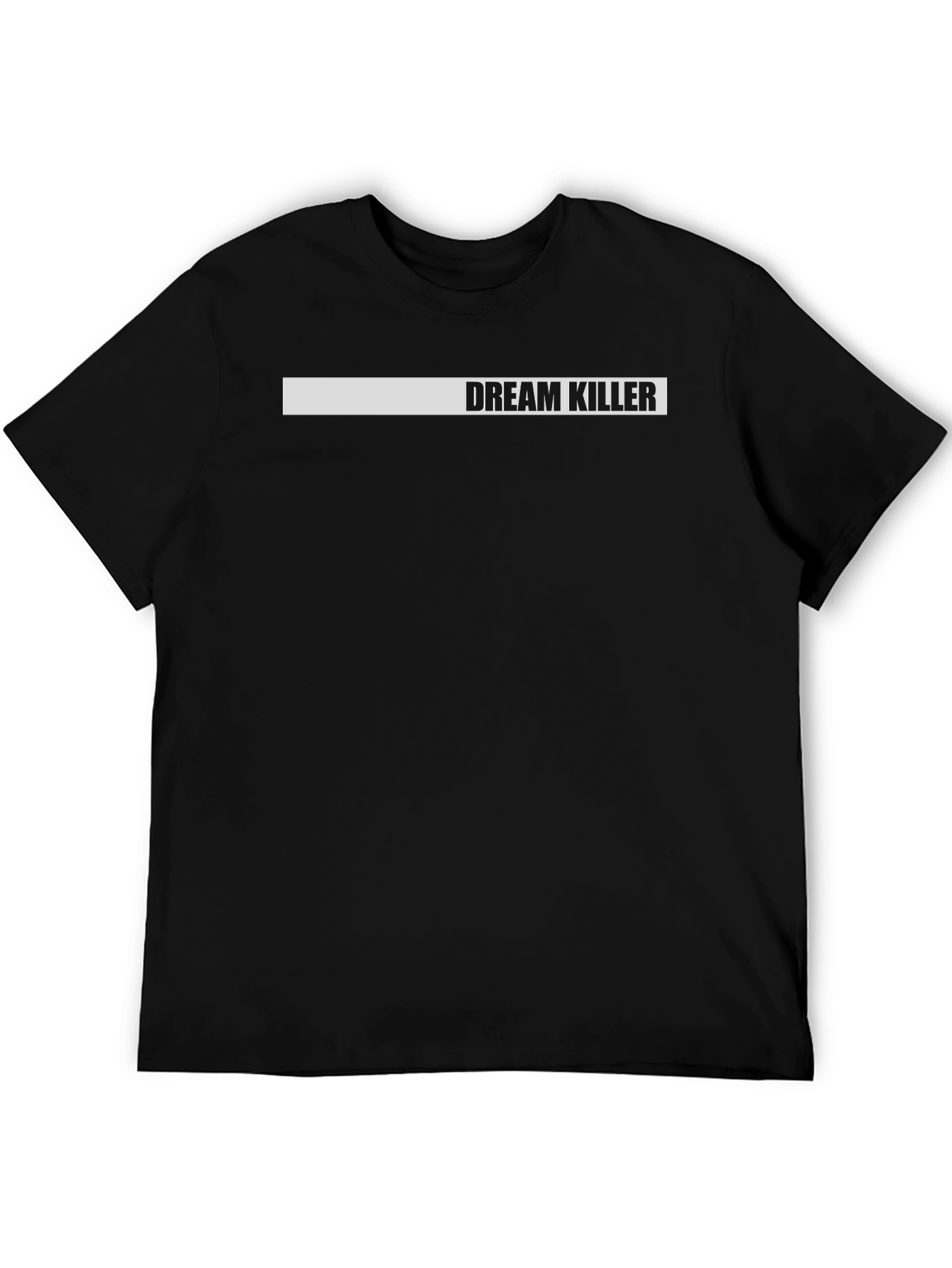 Dream Killer Graphic Tee - Black Crew Neck T-Shirt