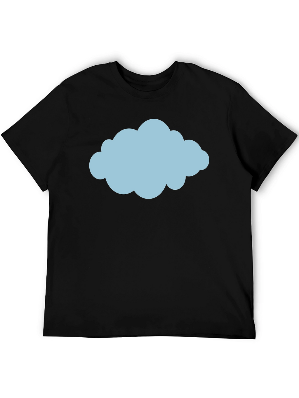 Cloud Graphic Tee - Weather Design Black T-Shirt