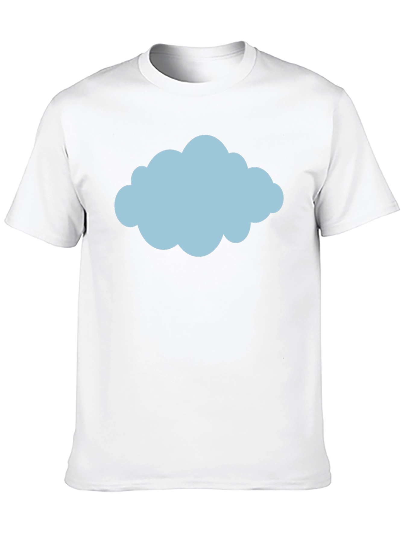 Cloud Graphic Tee - Weather Design Black T-Shirt
