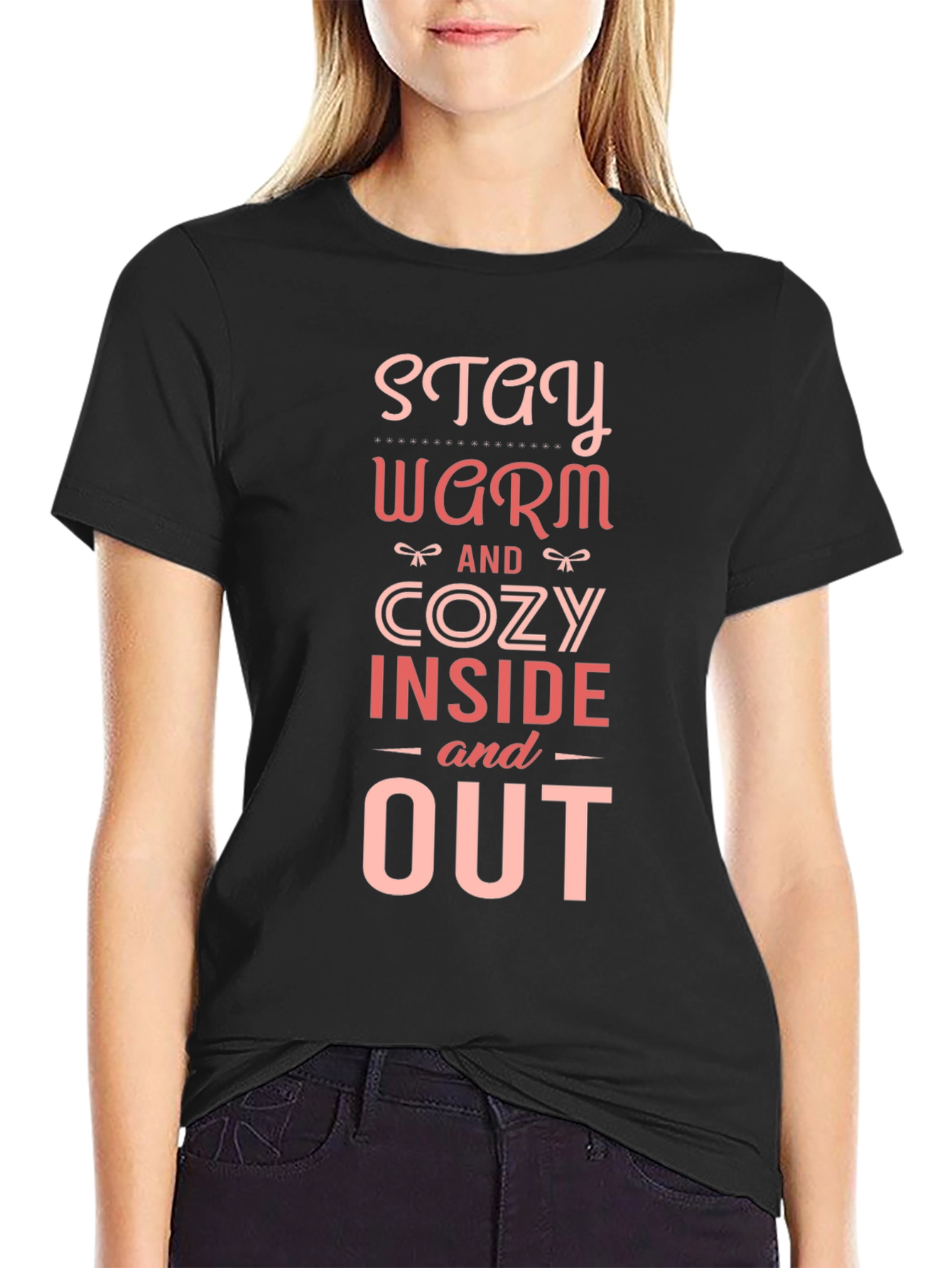 Stay Warm & Cozy Graphic T-Shirt