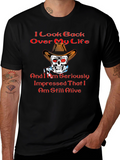 Humorous Still Alive Graphic T-Shirt