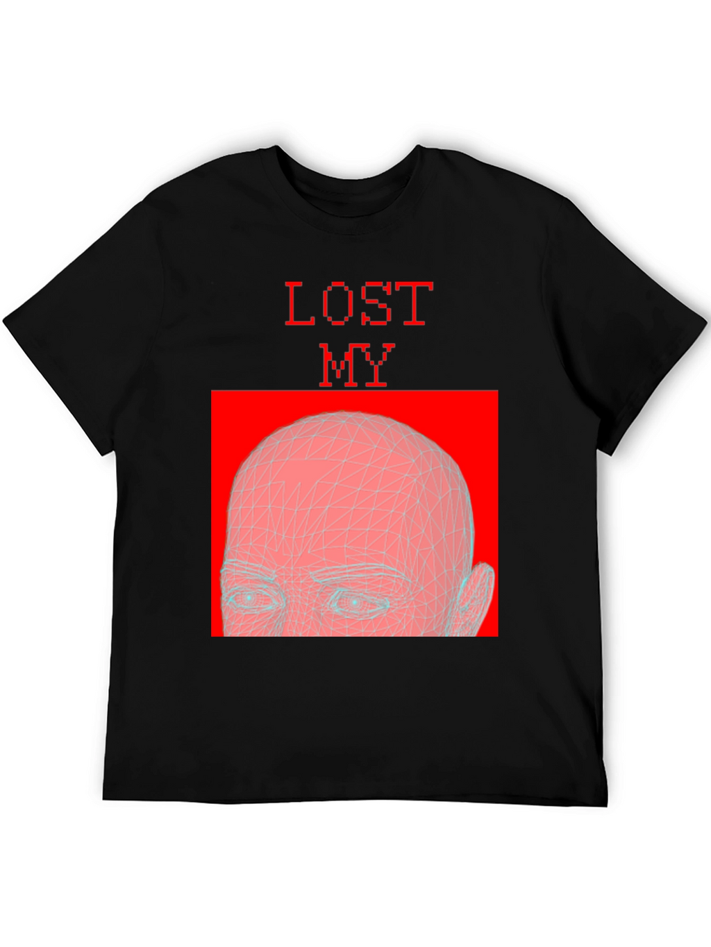 Lost My Mind Graphic Tee - Black