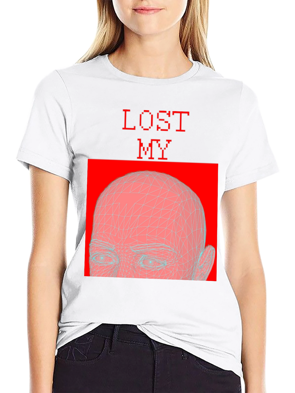 Lost My Mind Graphic Tee - Black