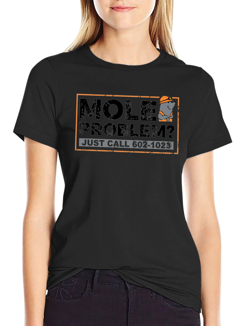 Mole Problem T-Shirt - Funny Cartoon Mole Tee
