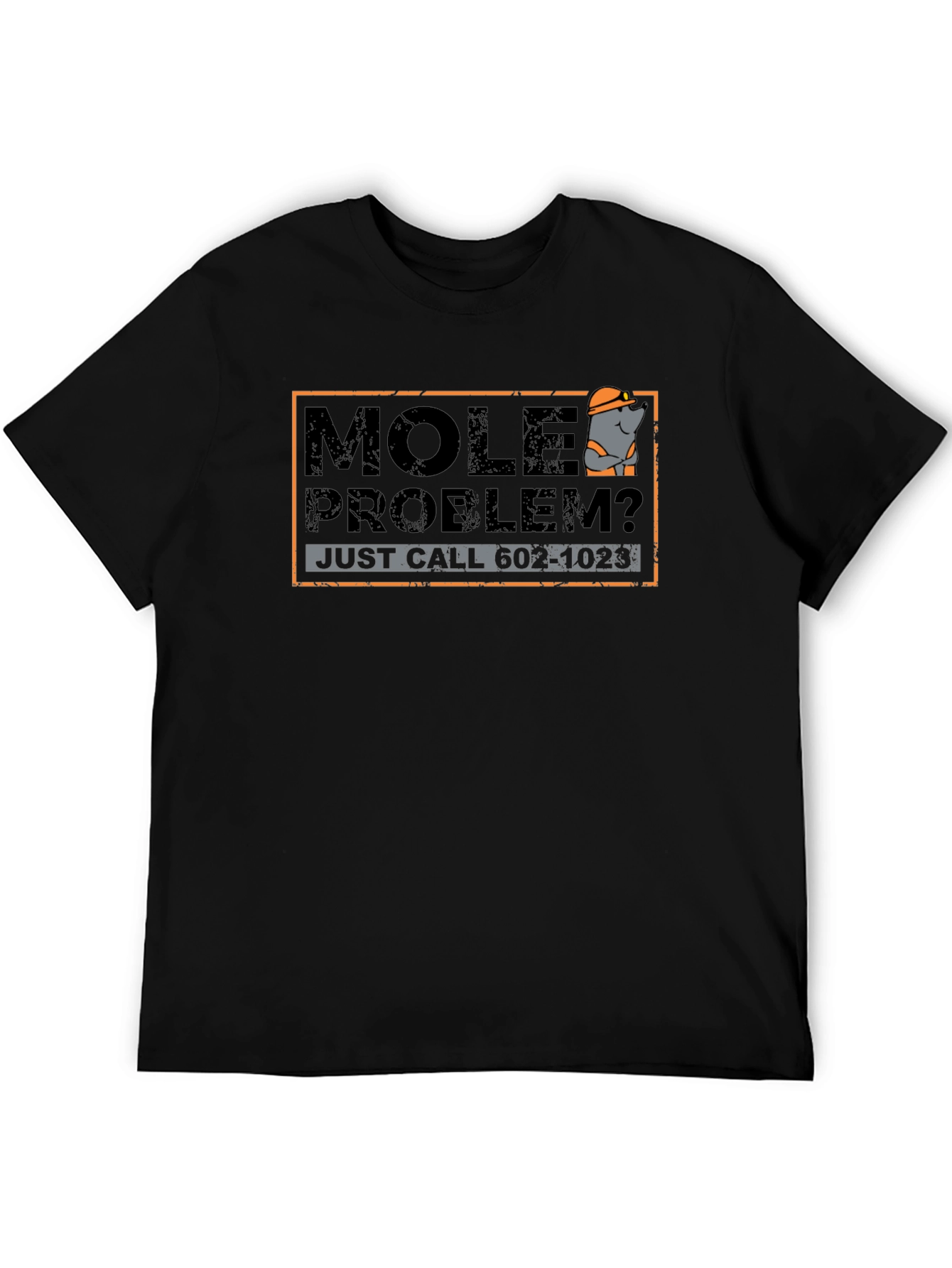 Mole Problem T-Shirt - Funny Cartoon Mole Tee