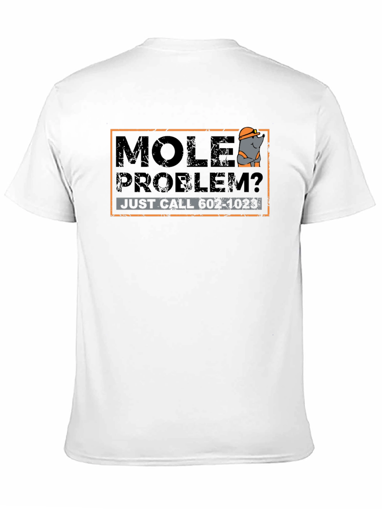 Mole Problem T-Shirt - Funny Cartoon Mole Tee
