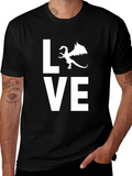 Dragon Love T-Shirt - Graphic Tee
