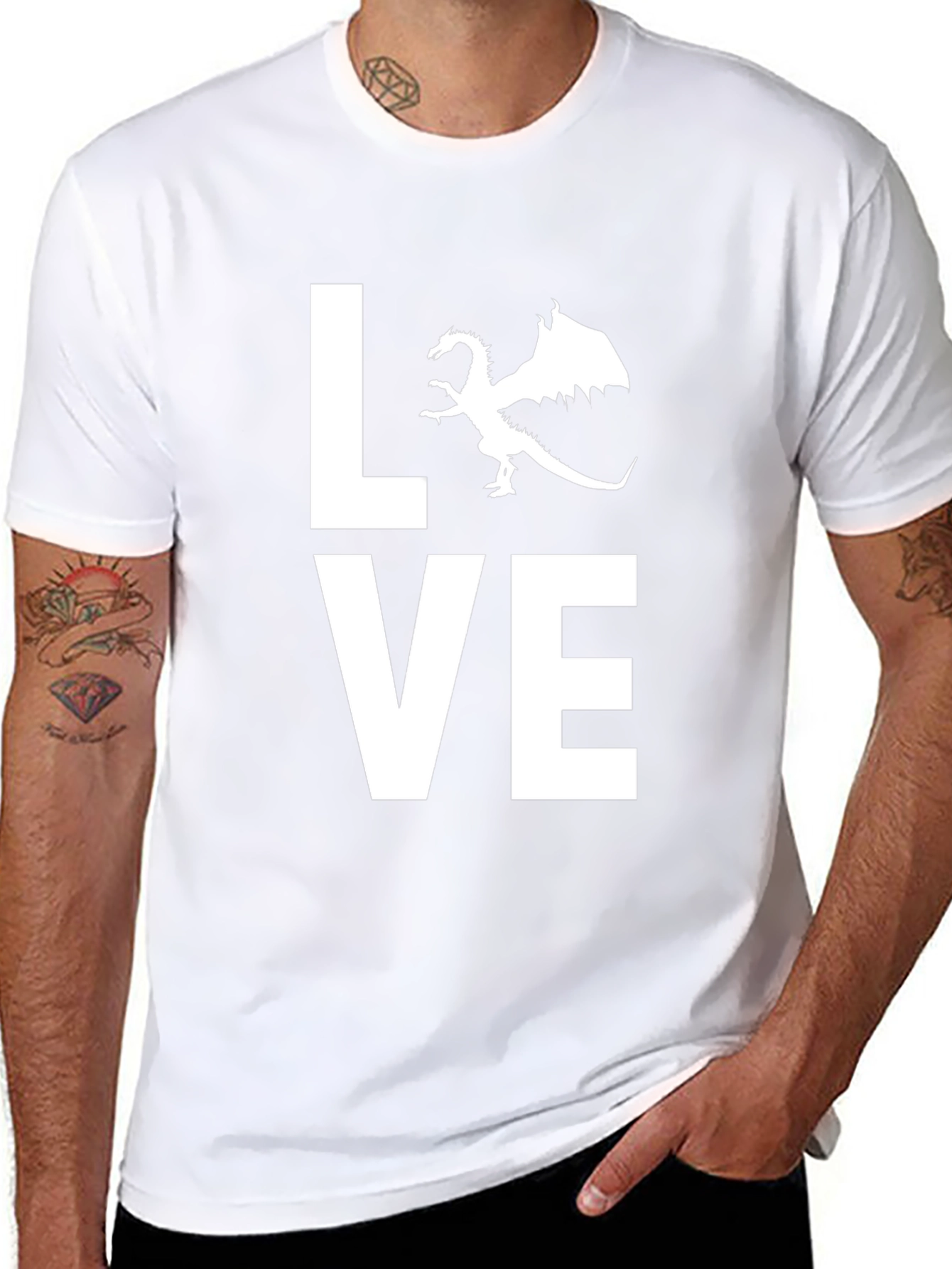 Dragon Love T-Shirt - Graphic Tee