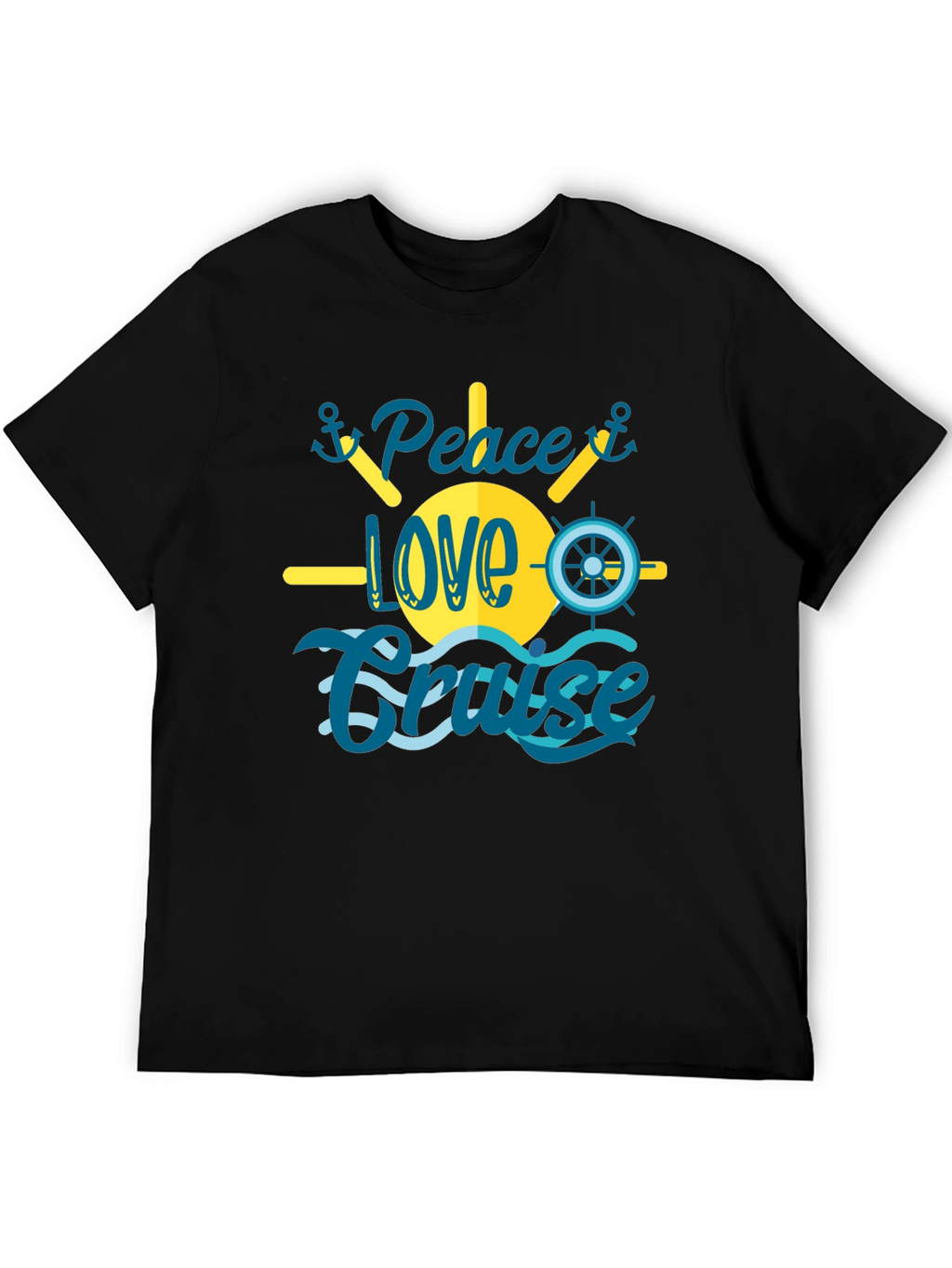 Peace Love Cruise T-Shirt - Summer Vacation Tee