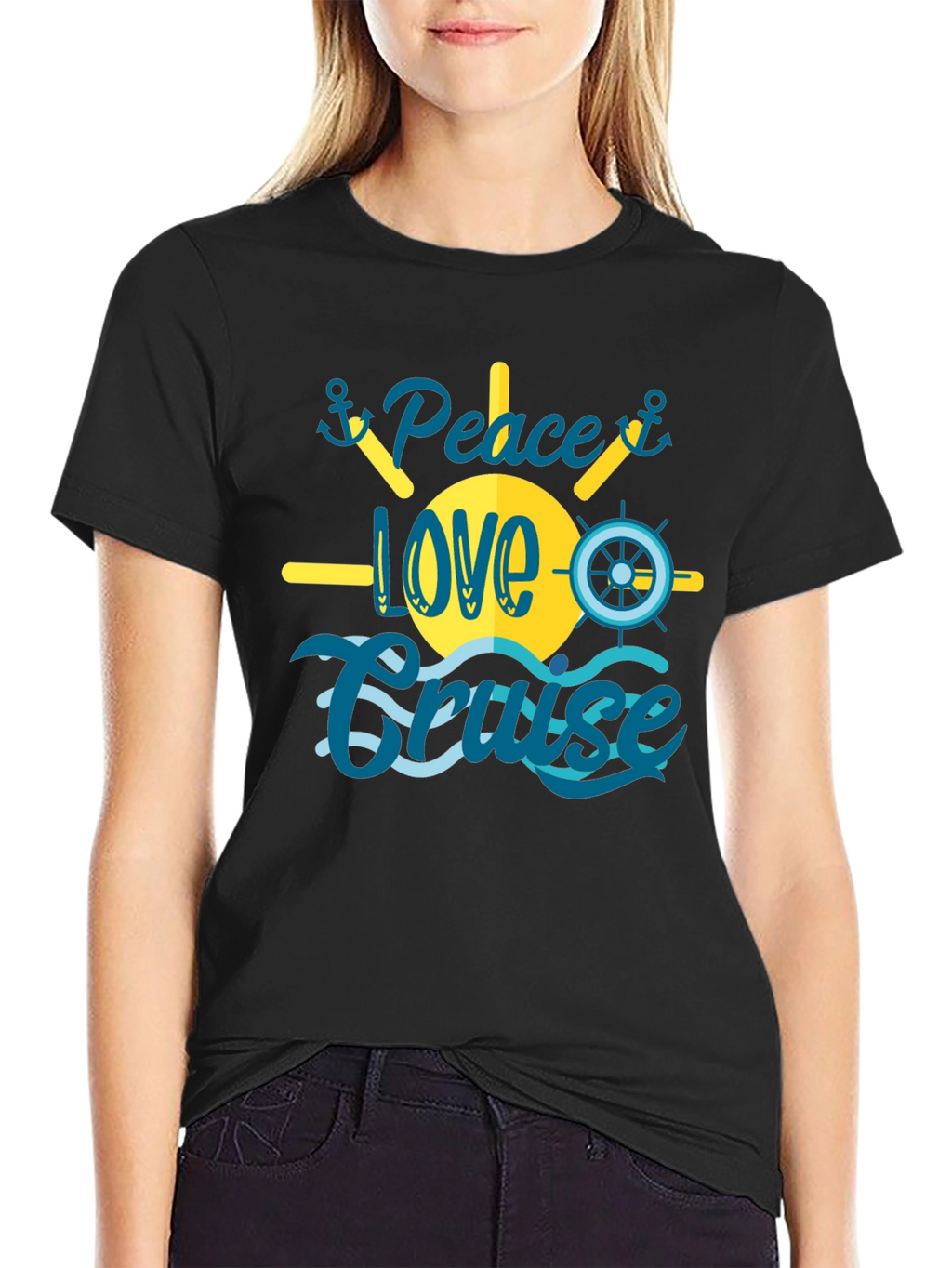 Peace Love Cruise T-Shirt - Summer Vacation Tee
