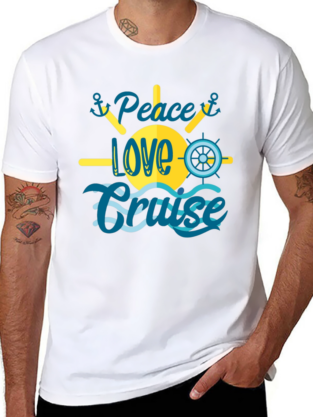 Peace Love Cruise T-Shirt - Summer Vacation Tee