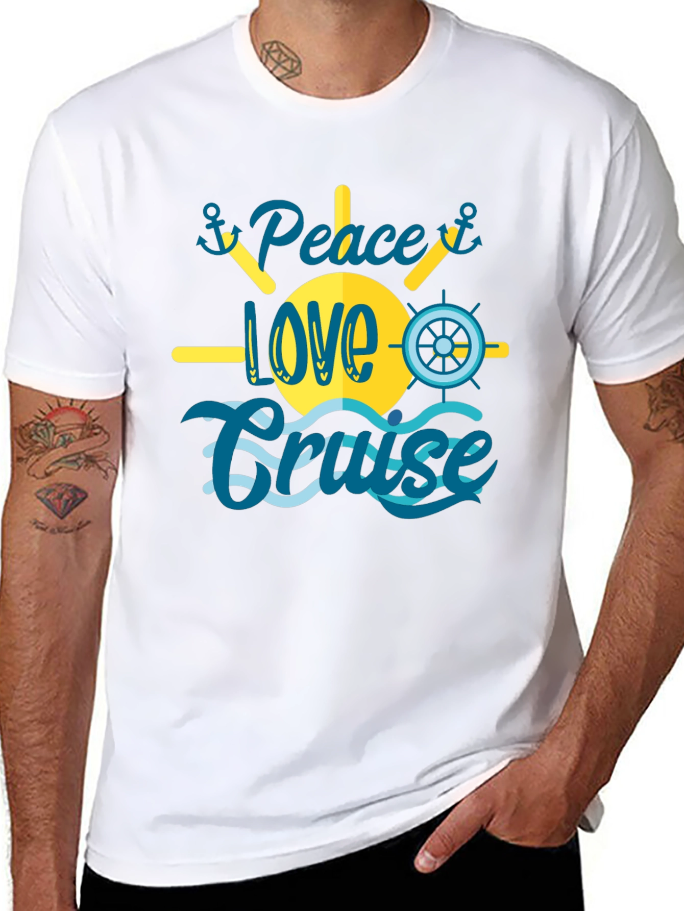 Peace Love Cruise T-Shirt - Summer Vacation Tee