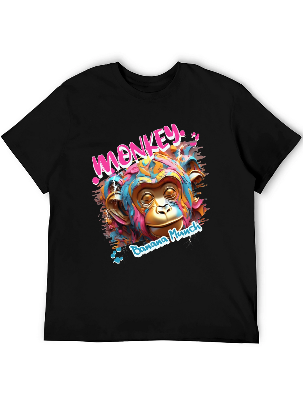 Monkey Banana Munch Graphic T-Shirt