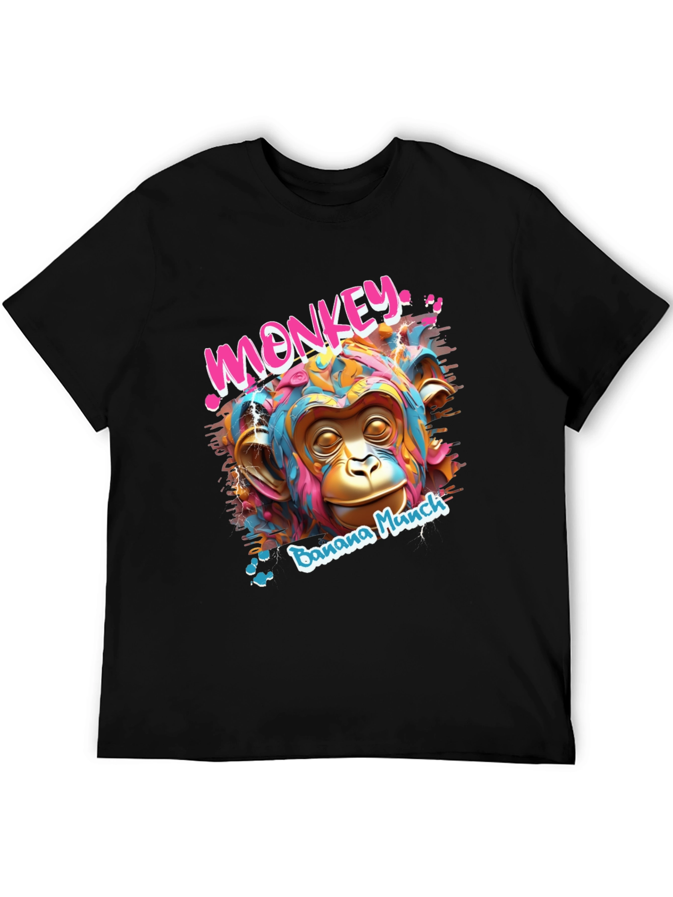 Monkey Banana Munch Graphic T-Shirt