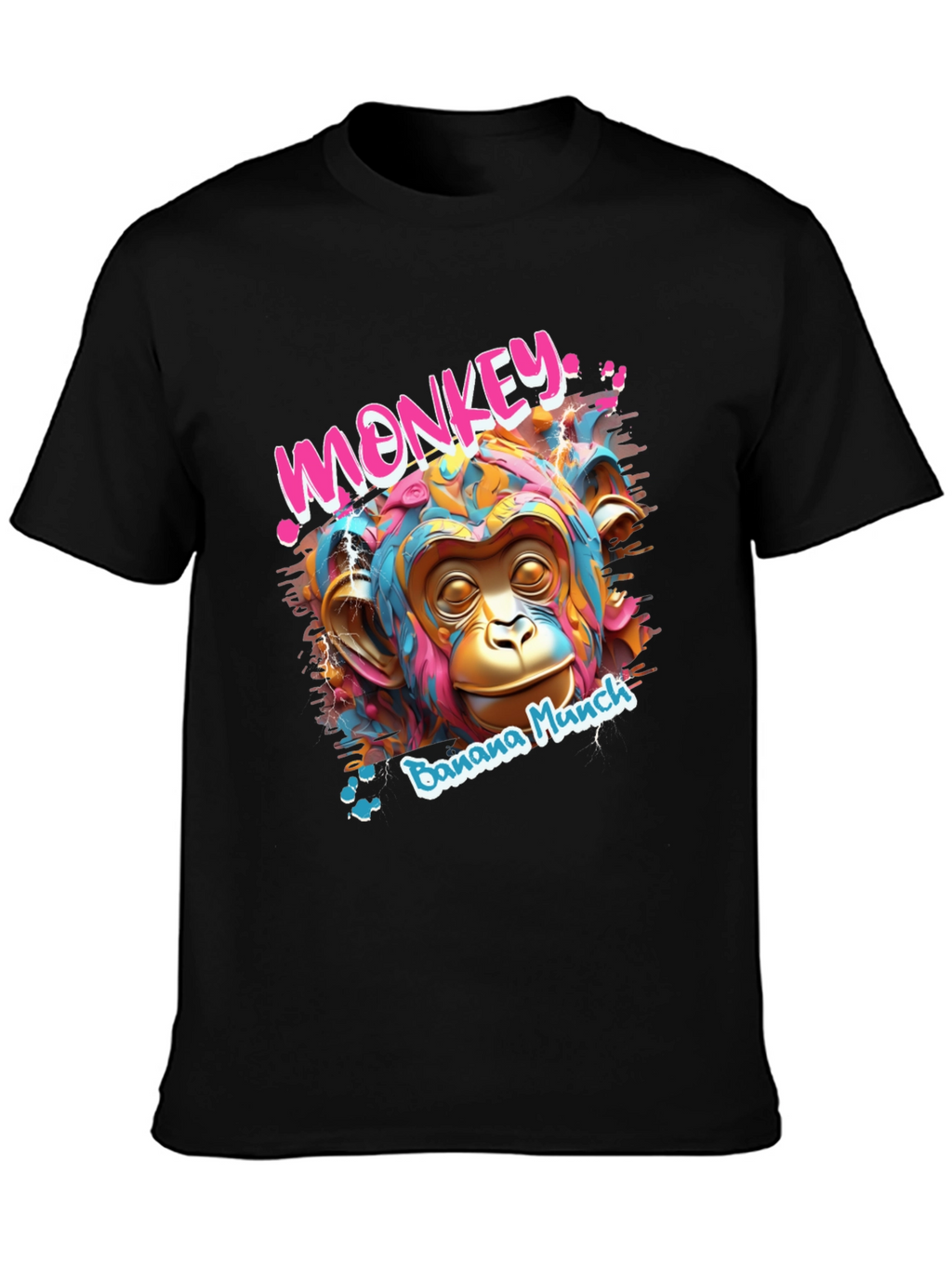Monkey Banana Munch Graphic T-Shirt