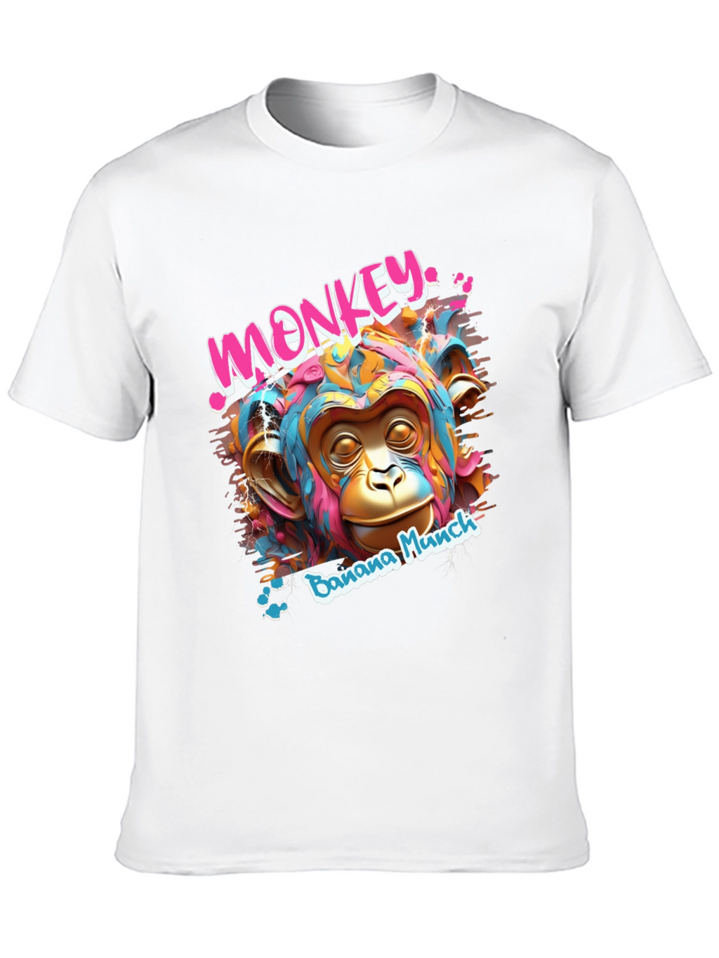 Monkey Banana Munch Graphic T-Shirt