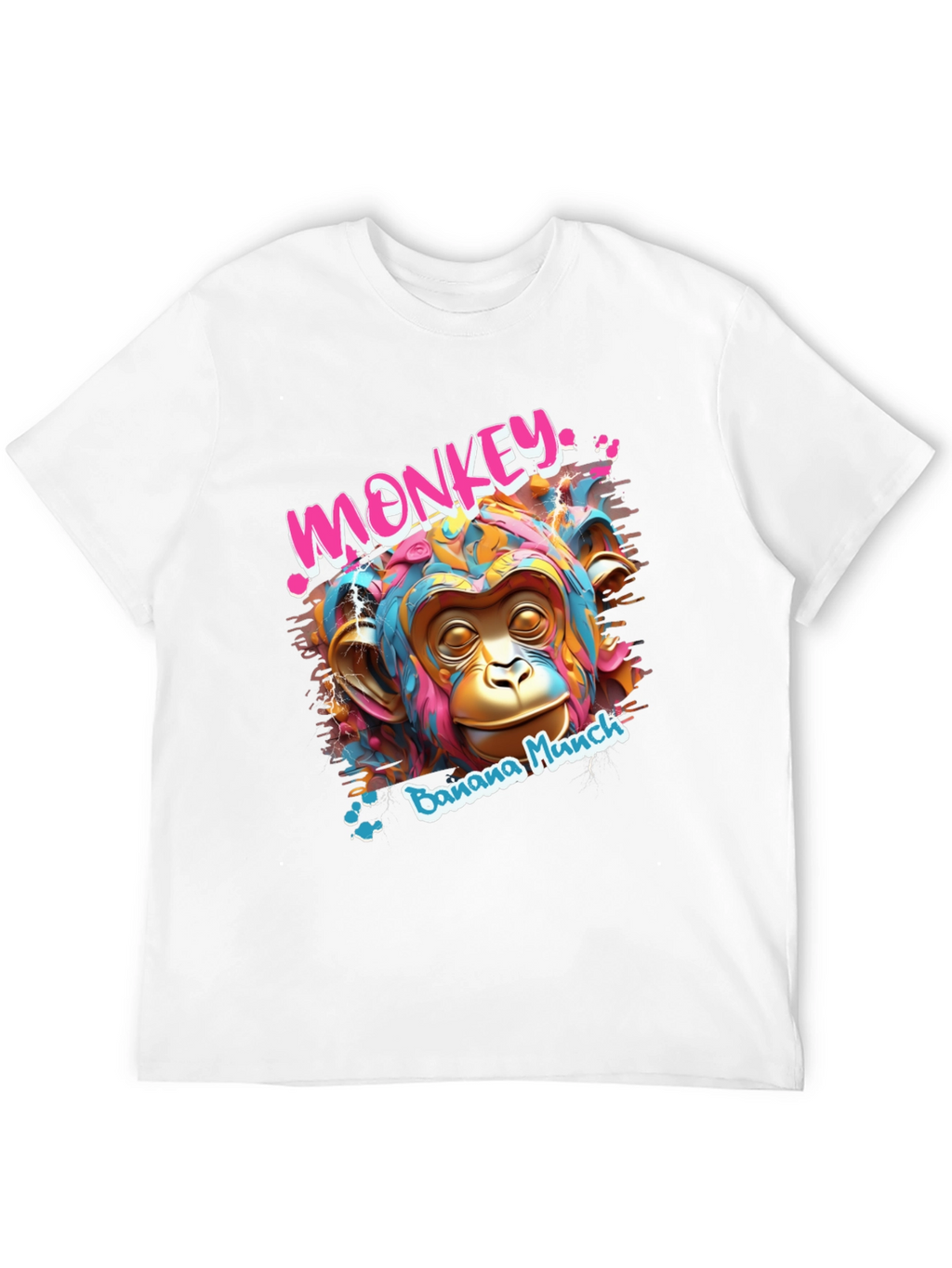 Monkey Banana Munch Graphic T-Shirt