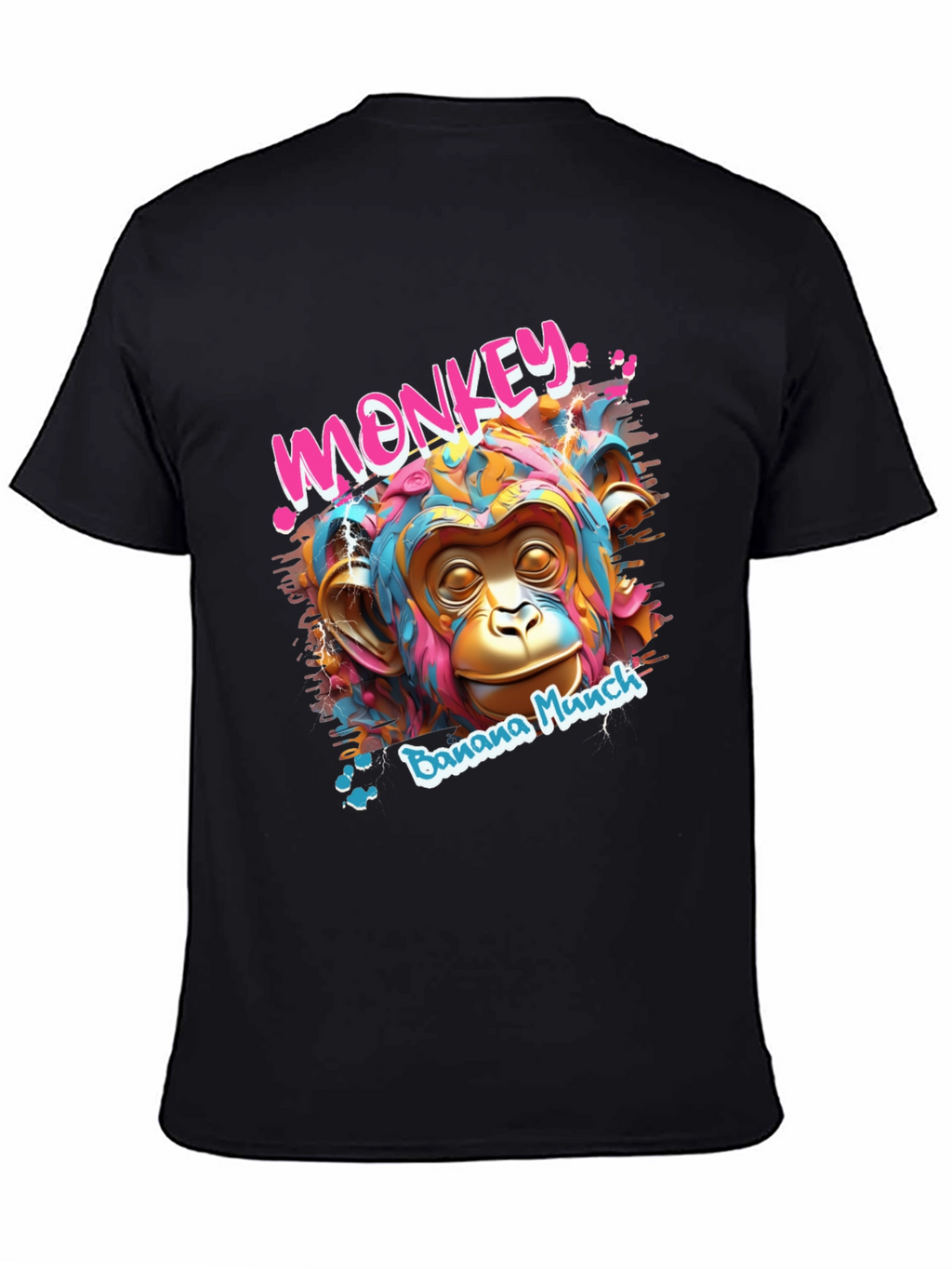 Monkey Banana Munch Graphic T-Shirt