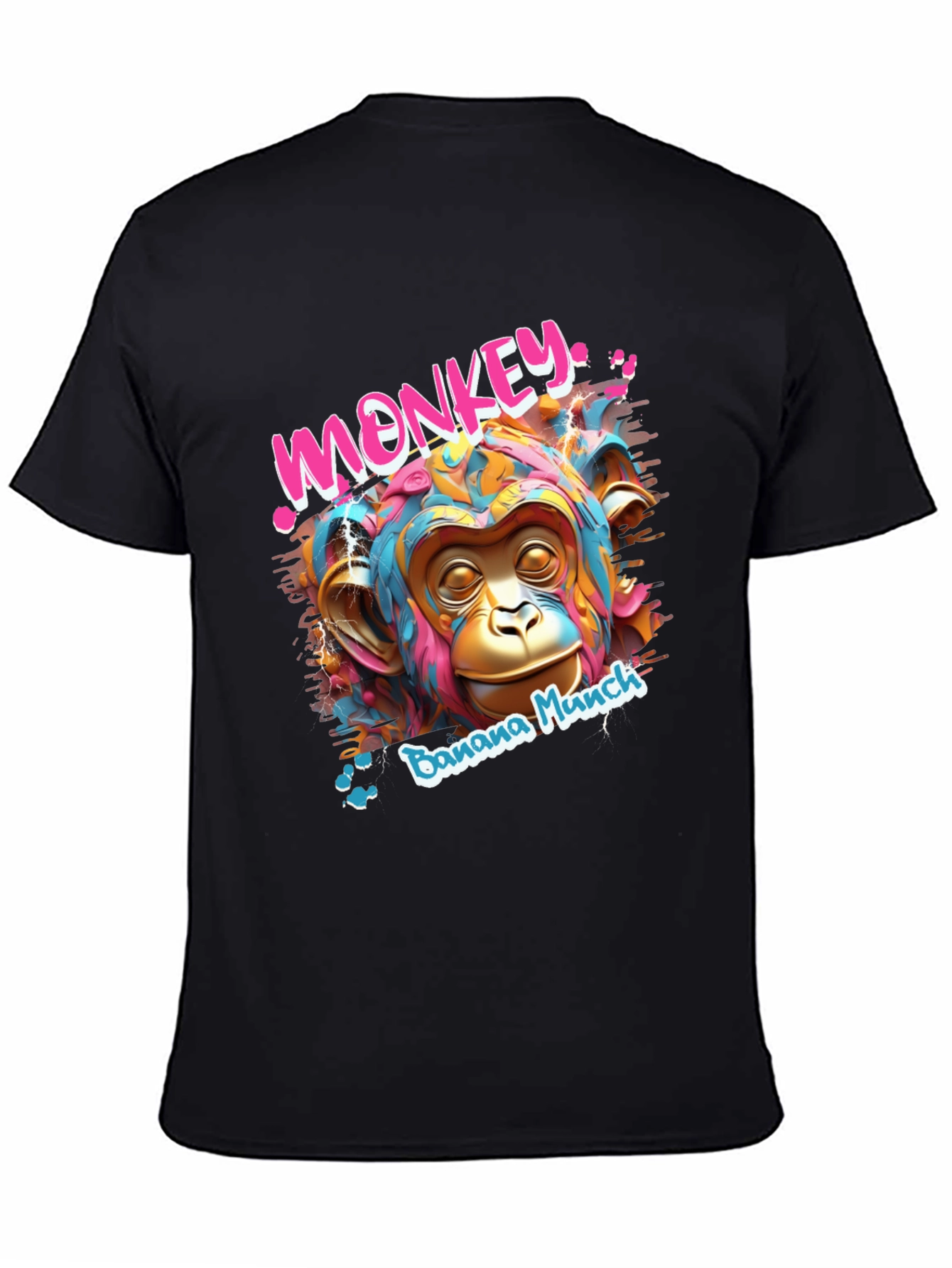Monkey Banana Munch Graphic T-Shirt