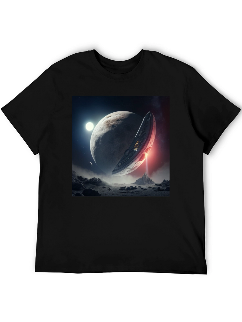 Sci-Fi Planet Landing T-Shirt
