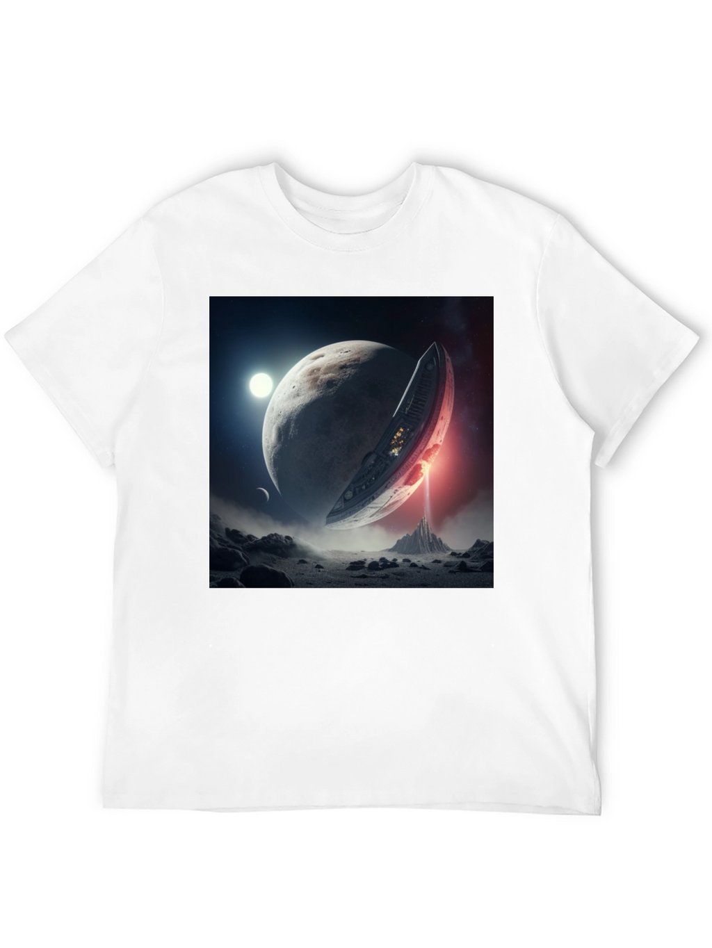 Sci-Fi Planet Landing T-Shirt