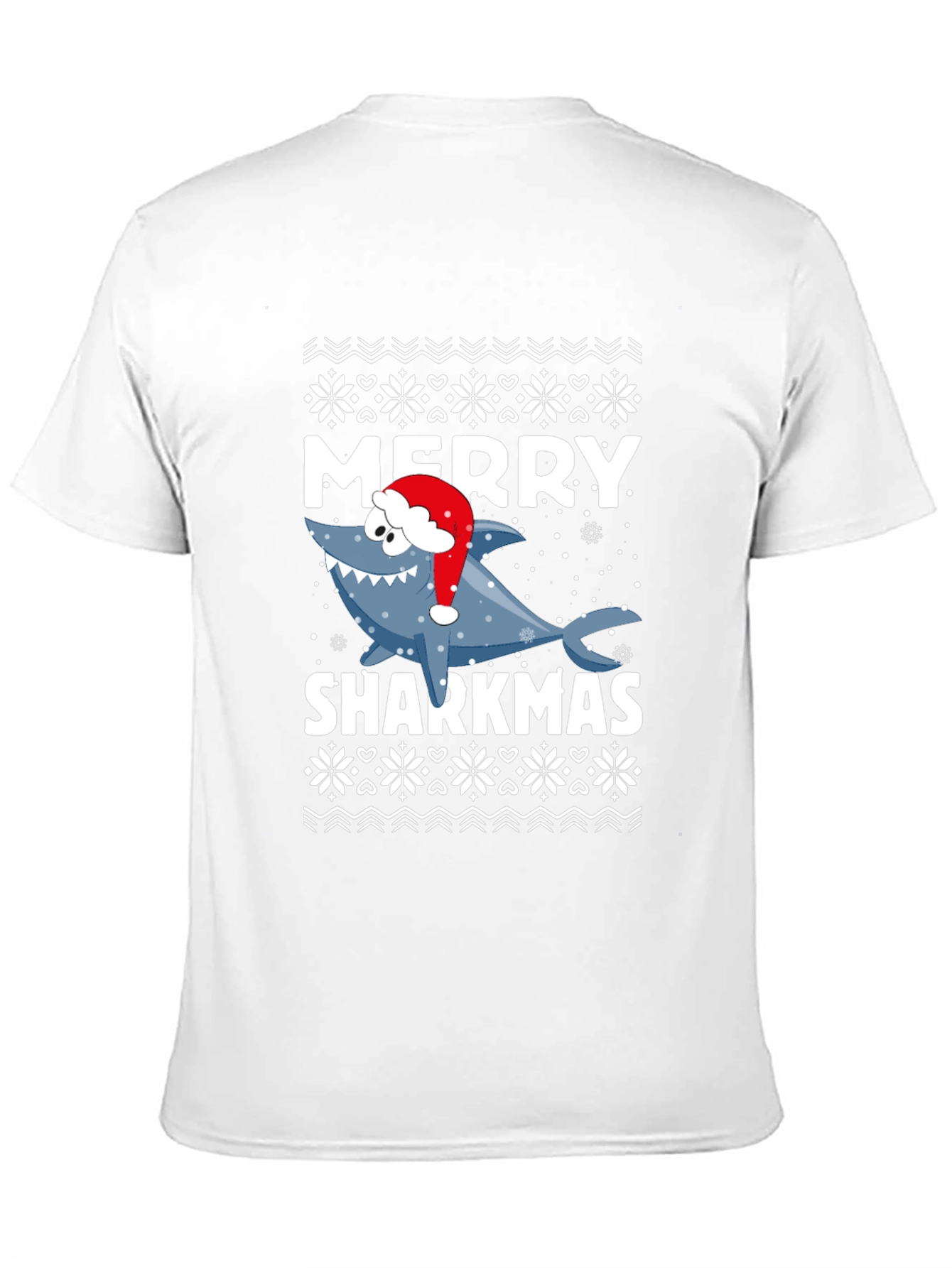 Merry Sharkmas T-Shirt - Festive Holiday Graphic Tee