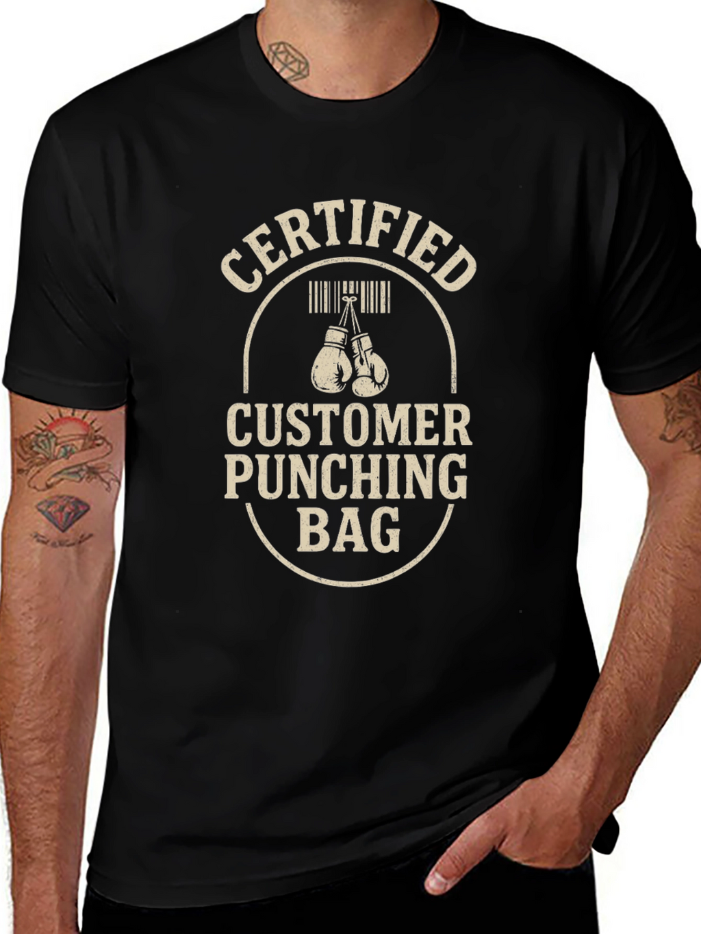 Certified Customer Punching Bag Graphic Tee