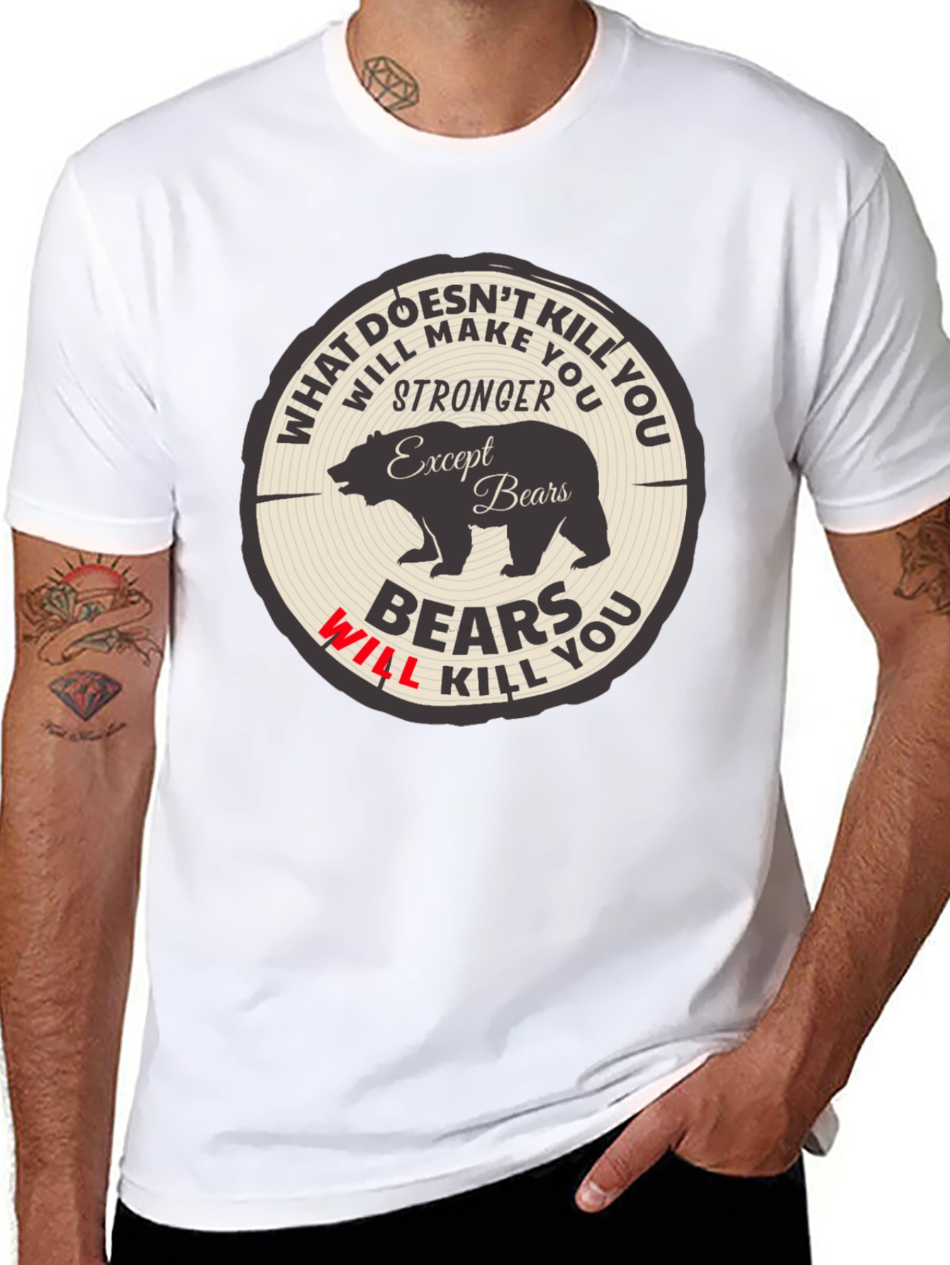Bears Will Kill You Graphic Tee