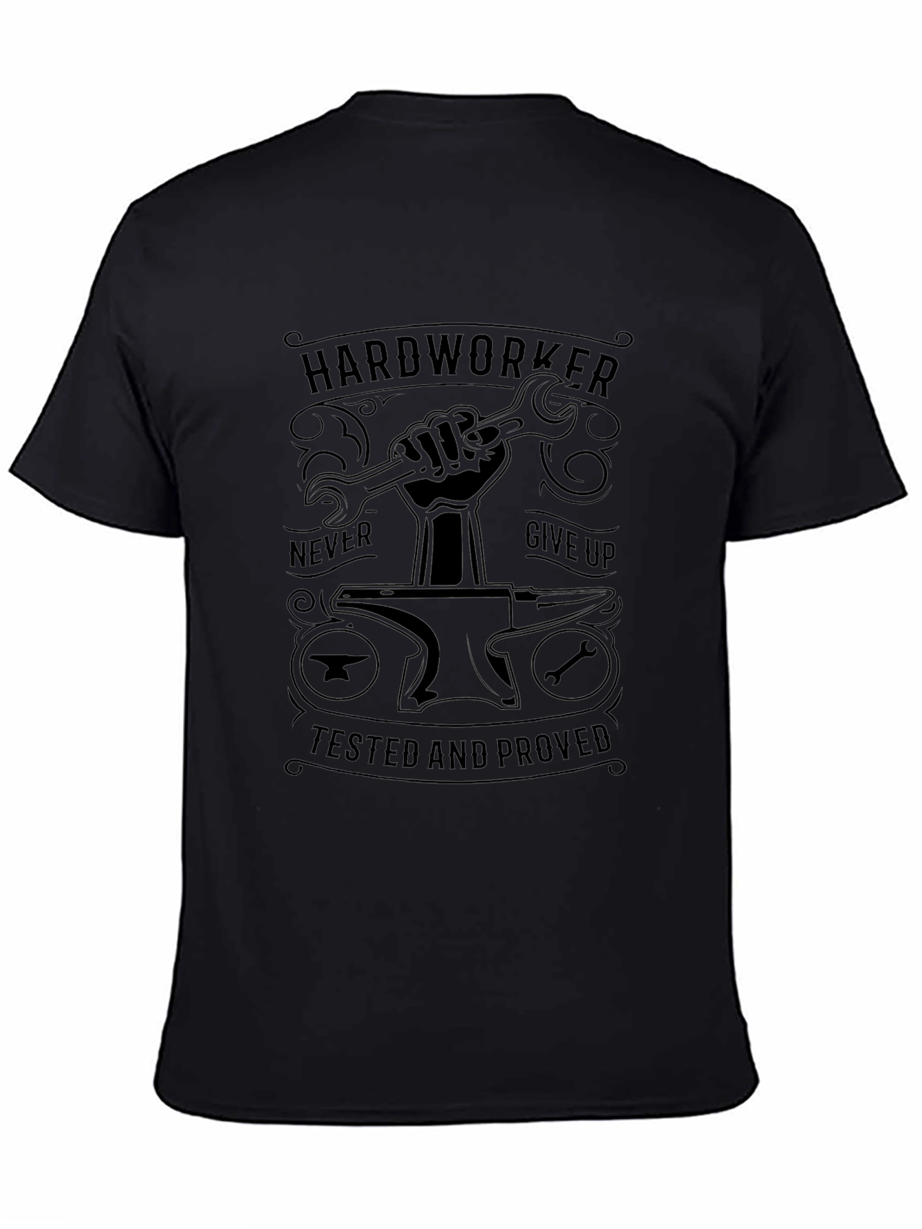 Hardworker Graphic Tee - Never Give Up