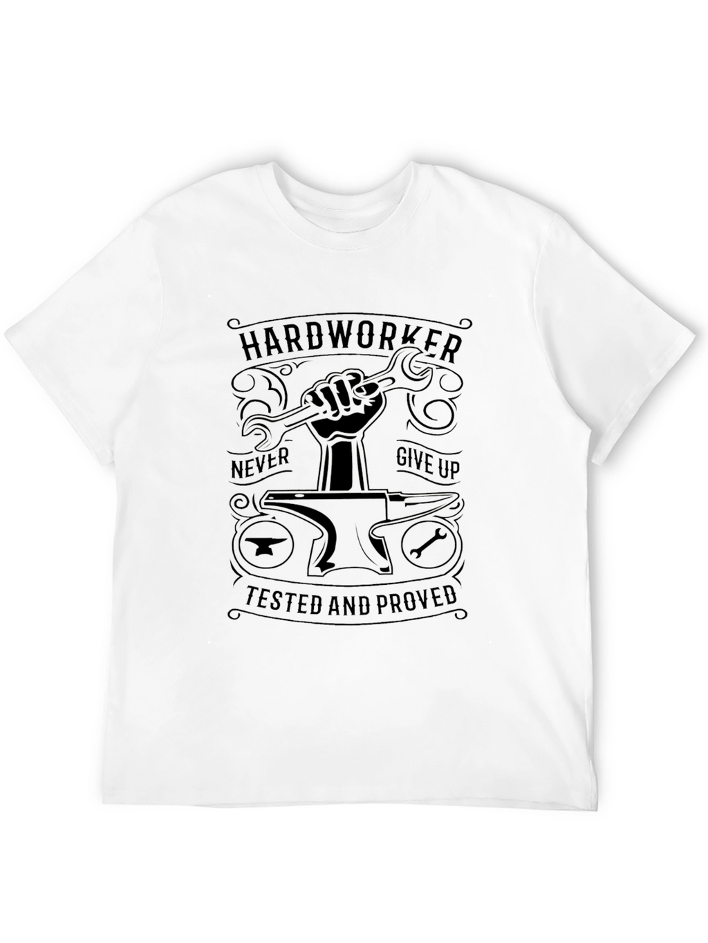 Hardworker Graphic Tee - Never Give Up