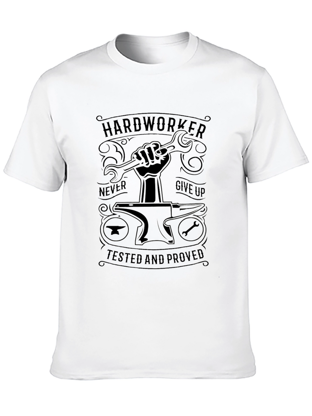 Hardworker Graphic Tee - Never Give Up