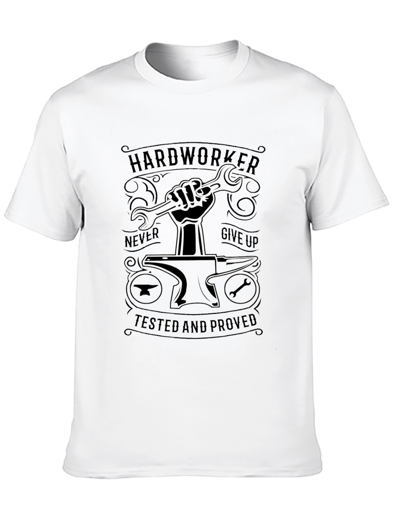 Hardworker Graphic Tee - Never Give Up