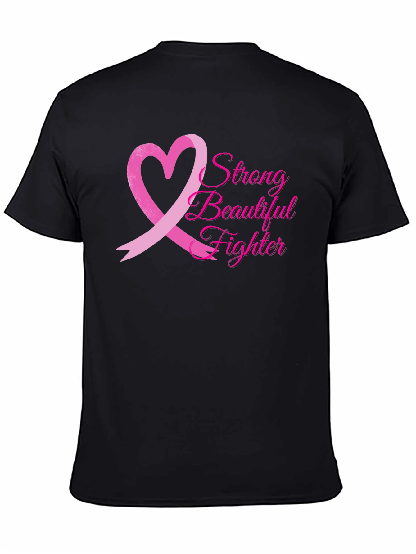 Breast Cancer Awareness T-Shirt: Strong Beautiful Fighter