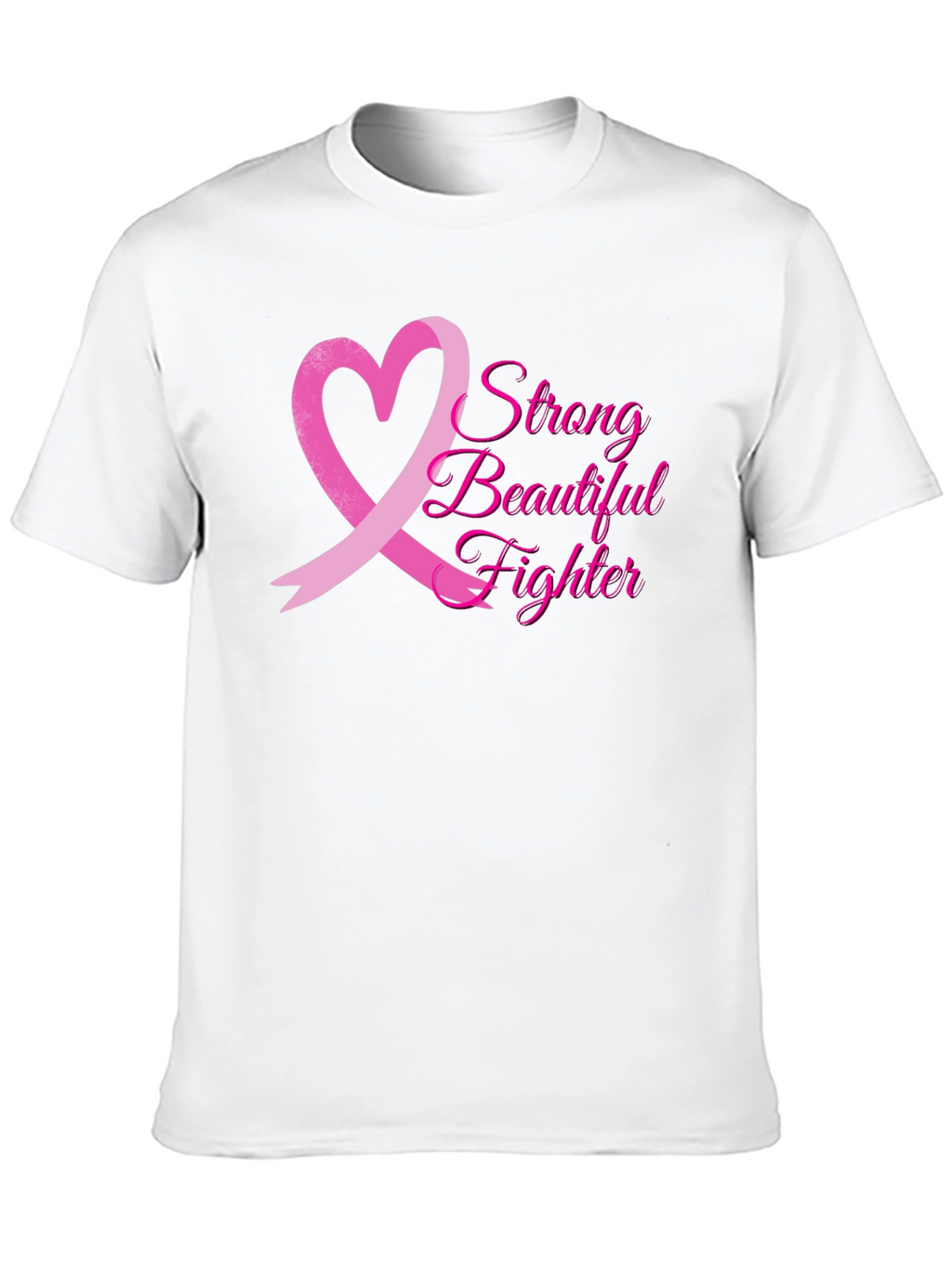 Breast Cancer Awareness T-Shirt: Strong Beautiful Fighter