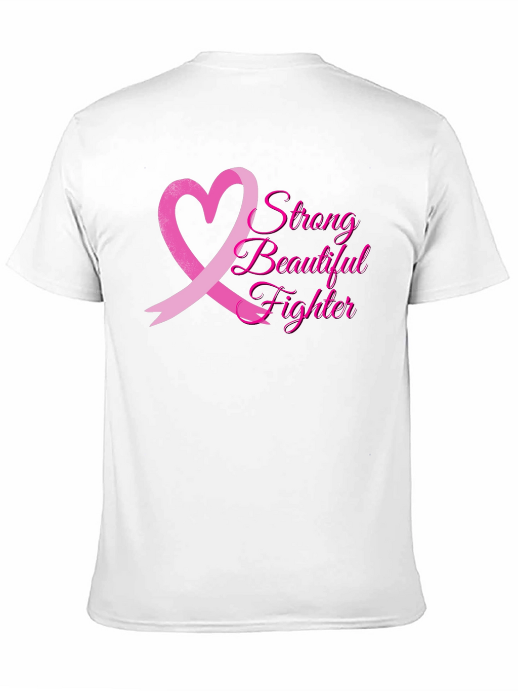 Breast Cancer Awareness T-Shirt: Strong Beautiful Fighter
