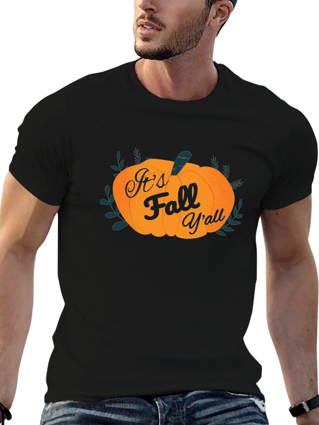 Its Fall Yall Pumpkin T-Shirt - Spooky Season