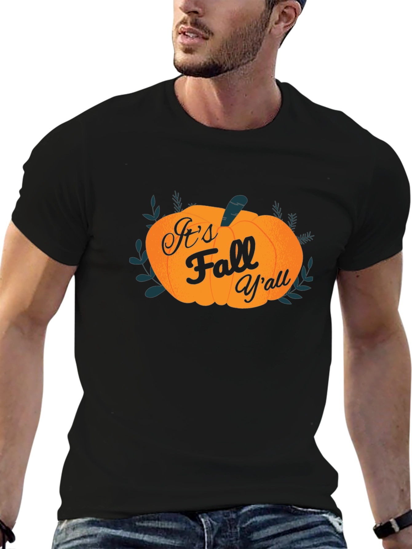 Its Fall Yall Pumpkin T-Shirt - Spooky Season