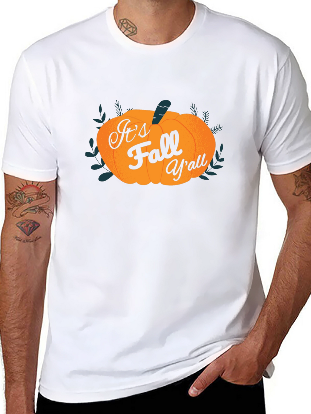 Its Fall Yall Pumpkin T-Shirt - Spooky Season