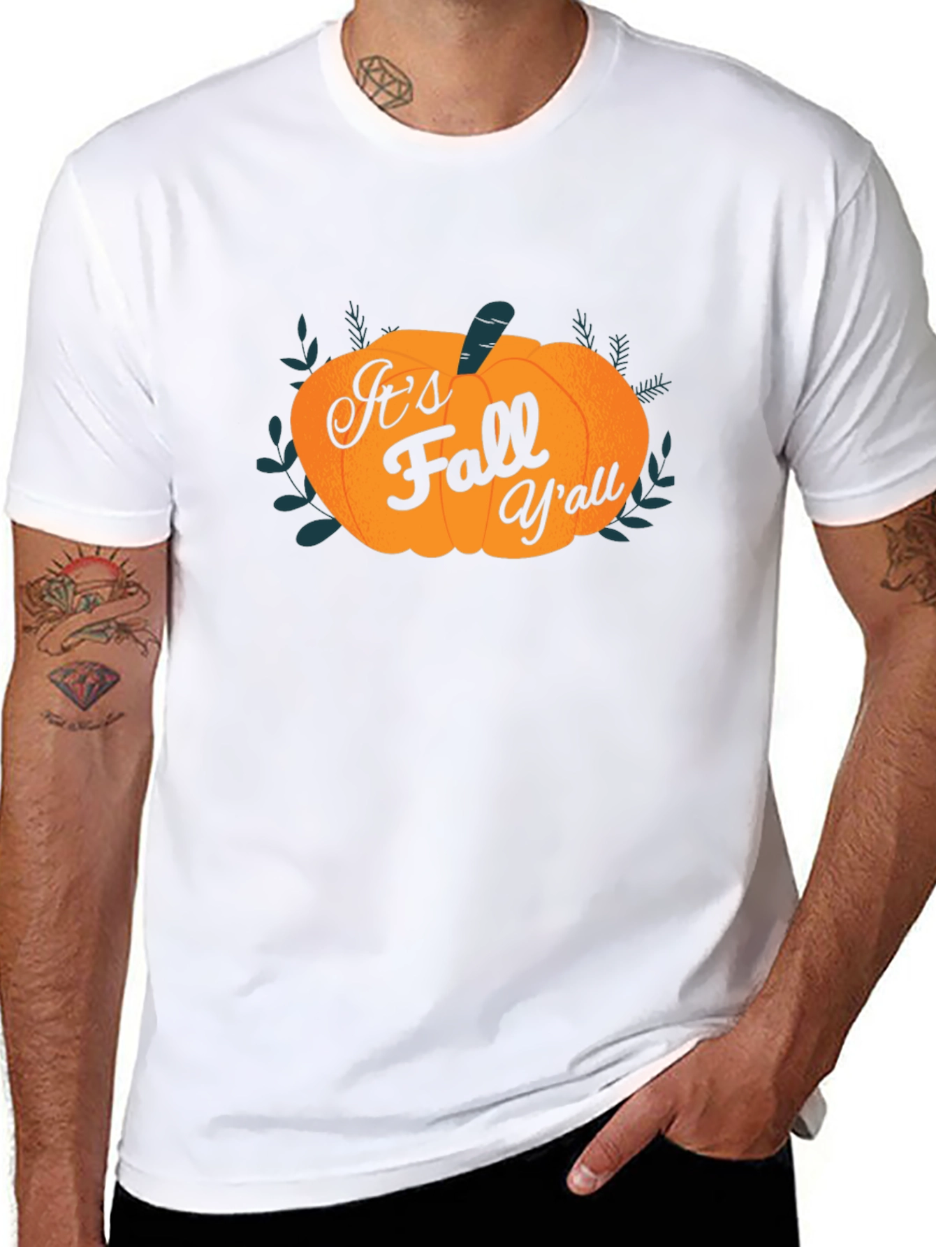 Its Fall Yall Pumpkin T-Shirt - Spooky Season
