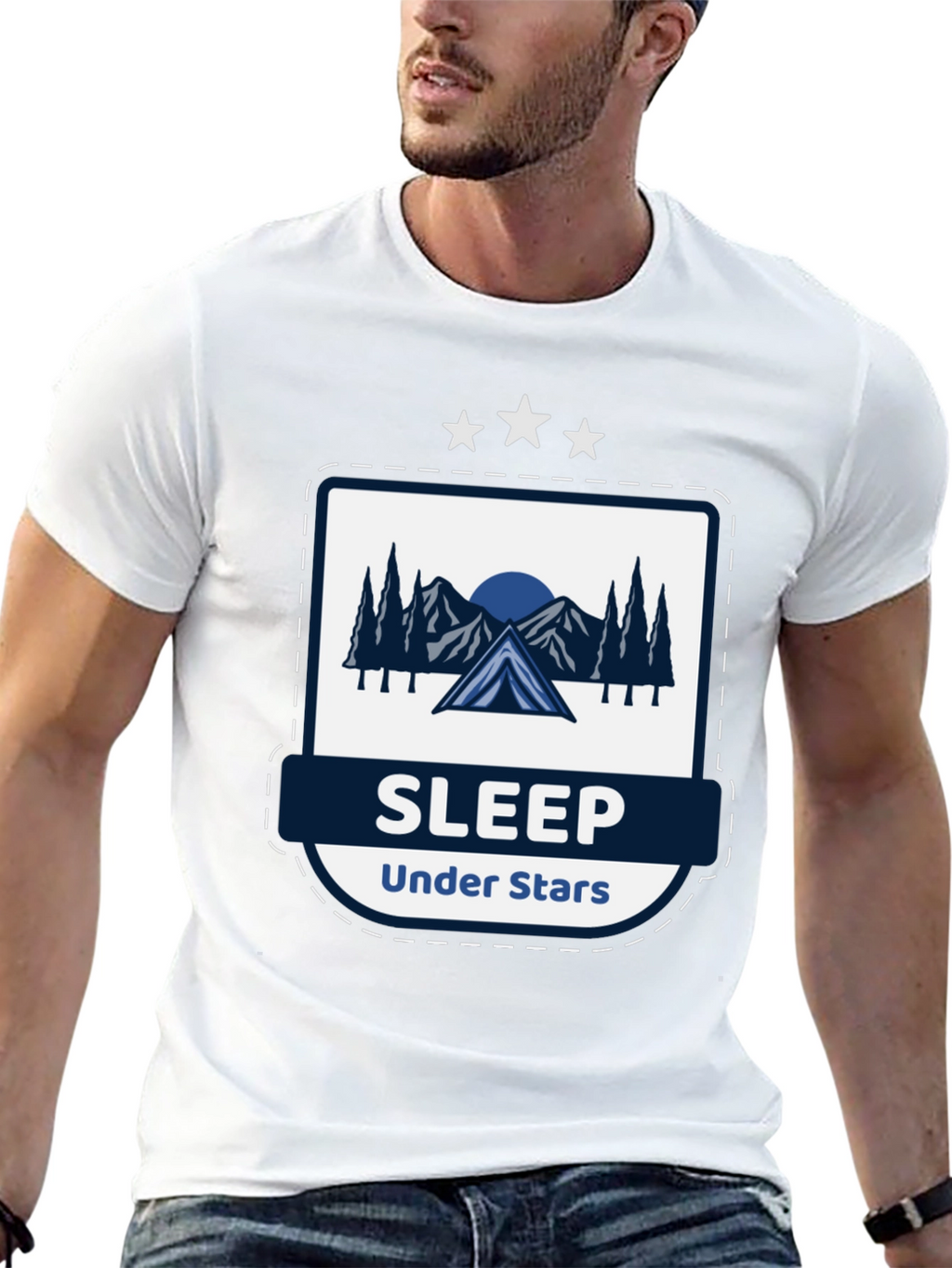 Sleep Under Stars Graphic T-Shirt