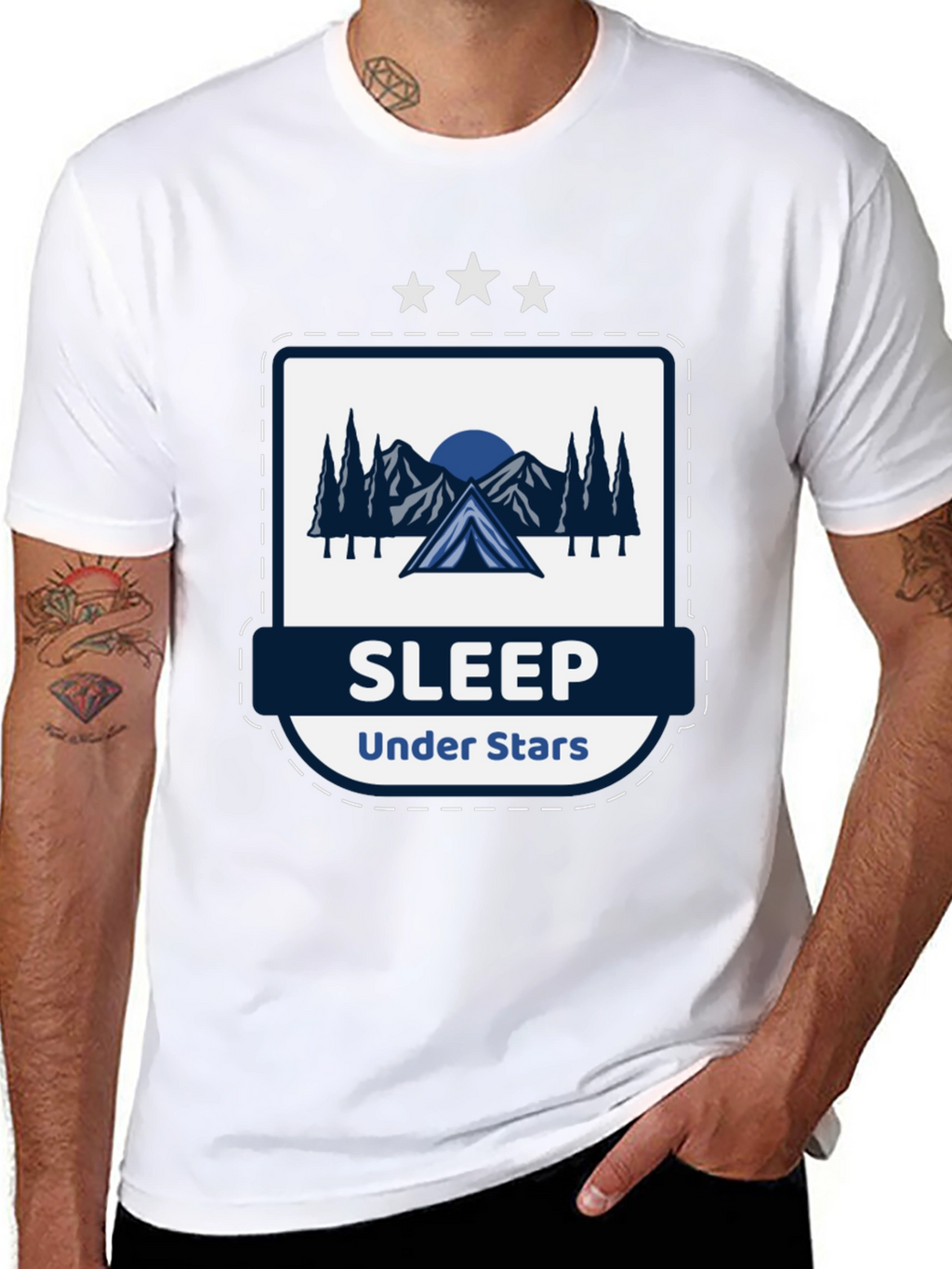 Sleep Under Stars Graphic T-Shirt