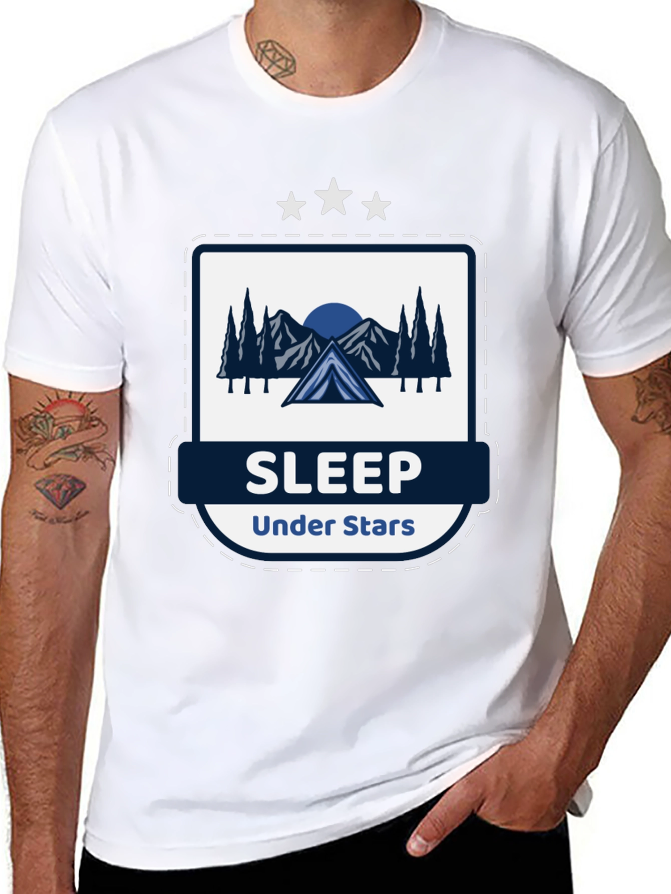 Sleep Under Stars Graphic T-Shirt