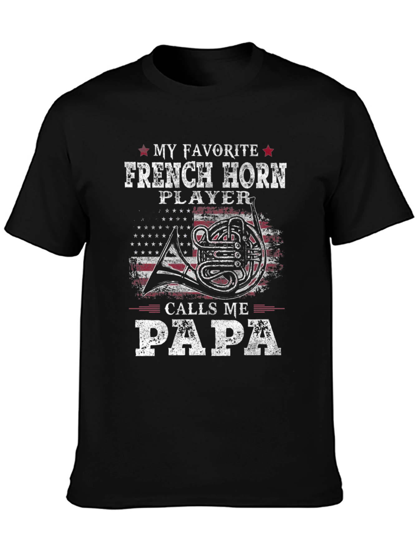 French Horn Player Papa T-Shirt